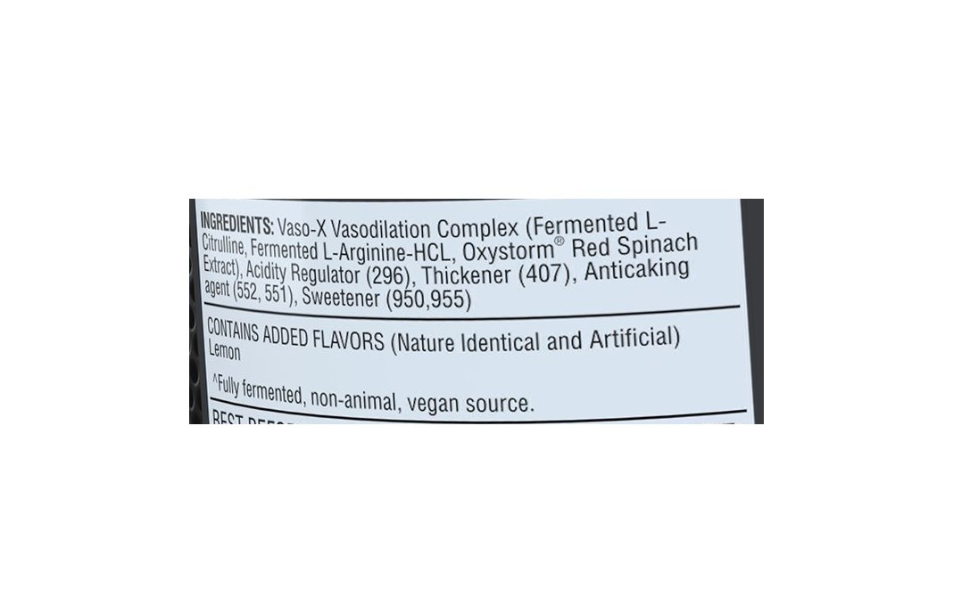 Procel Vaso-X lemon Ice-Tea Flavor    Plastic Jar  300 grams